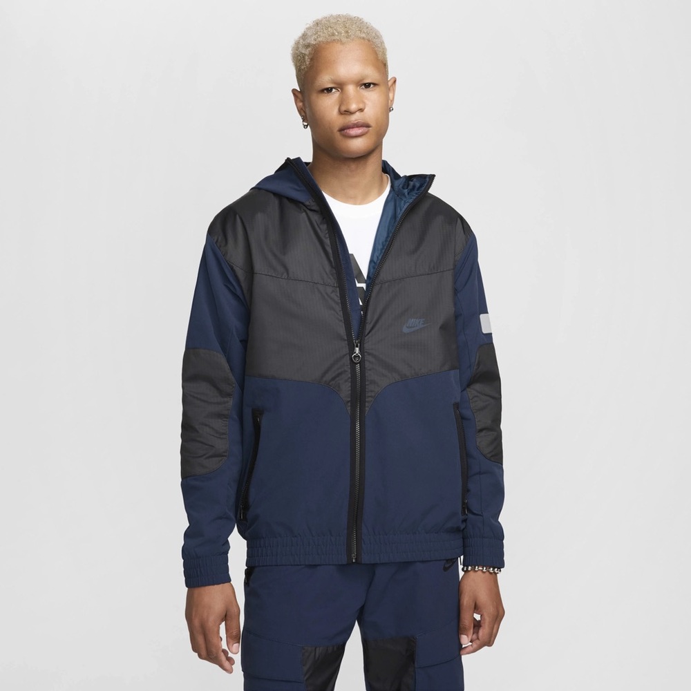 Nike Air Max Woven Jacket "Armory Navy" HF6600-478 Medium NEW